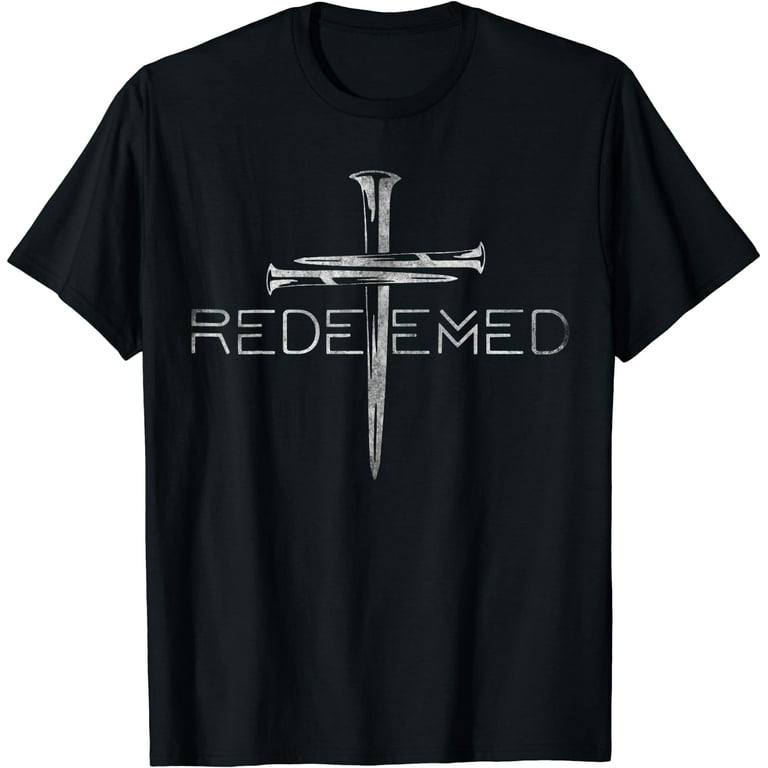 Redeemed Christian Bible Verse, Cross Follower Christian Tee T - Main Image