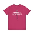 thumbnail image 1 of Redeemed Christian T-Shirt | Nail Cross Graphic Faith Tee | Religious Apparel for Men & Women | Bible Verse Gift, 1 of 35