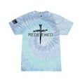 thumbnail image 1 of Redeemed Cross Nails Mens Christian American Flag Sleeve T-shirt Graphic Tee Graphic Tee-Lagoon Tie Dye-xl, 1 of 1