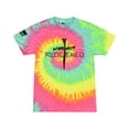 thumbnail image 1 of Redeemed Cross Nails Mens Christian American Flag Sleeve T-shirt Graphic Tee Graphic Tee-Minty Rainbow Tie Dye-medium, 1 of 1