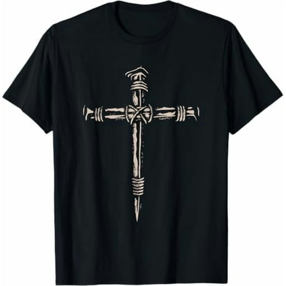 Redeemed Cross Nails Mens Christian Jesus Shirt Short Sleeve T-Shirt Religious Graphic Tee Tops for Women Men