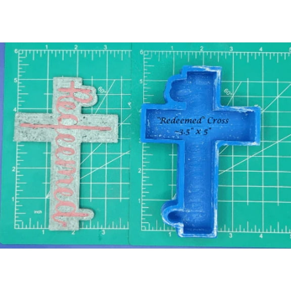 Redeemed Cross Silicone Freshie Mold