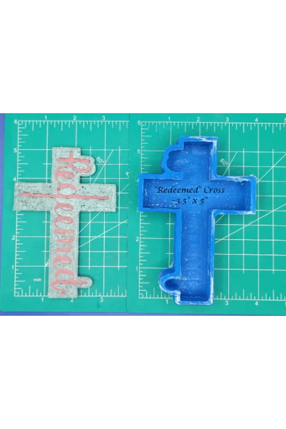 Redeemed Cross Silicone Freshie Mold