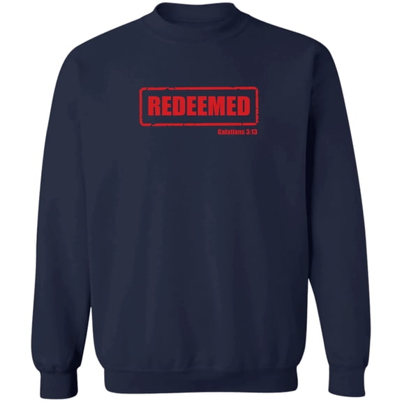 Redeemed Men’s Crewneck Pullover Sweatshirt