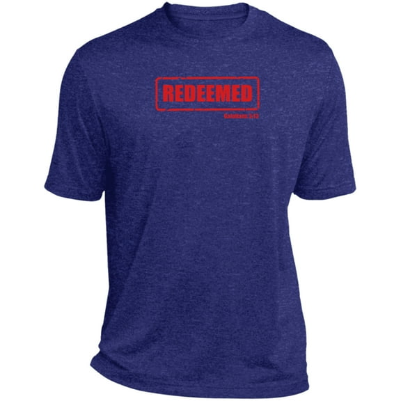 Redeemed Men’s Heather Performance Tee