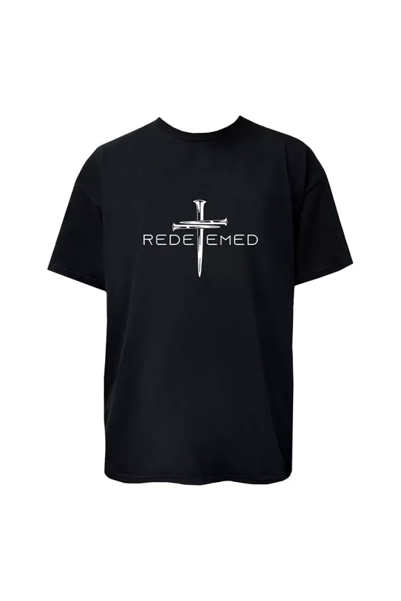Redeemed Nails Cross Graphic T-Shirt / Hoodie / Sweatshirt Unisex