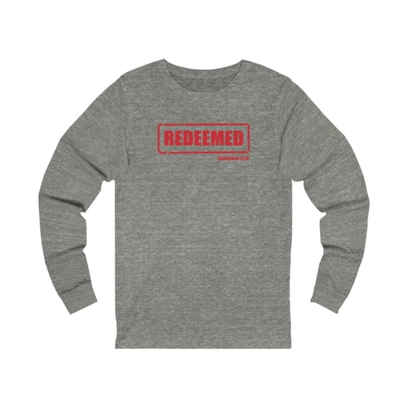 Redeemed Unisex Jersey Long Sleeve Tee