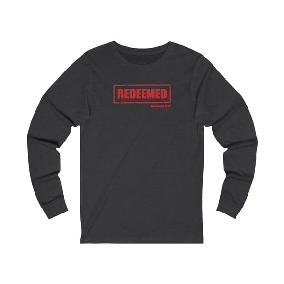 Redeemed Women’s Unisex Jersey Long Sleeve Tee