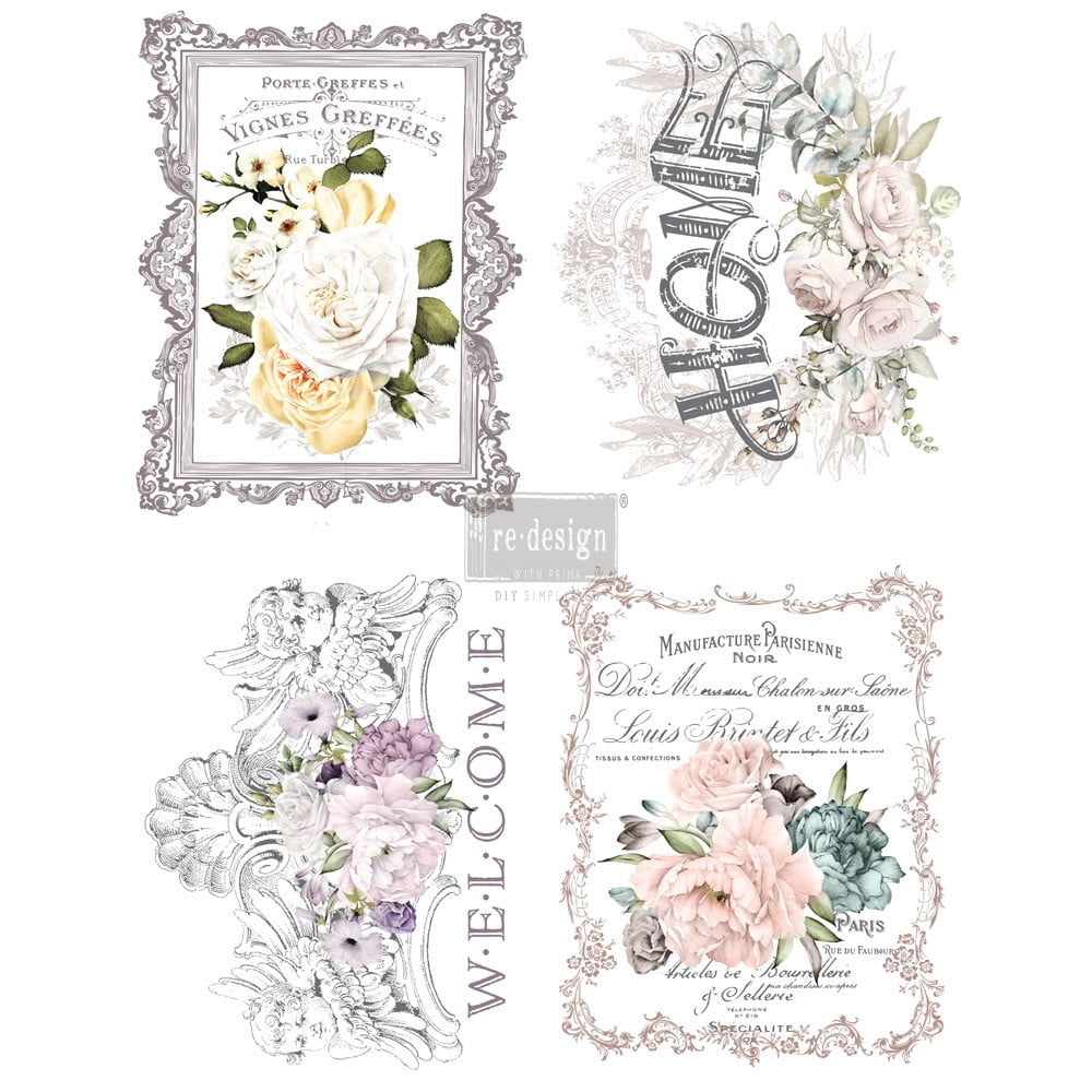 Redesign Decor Transfer - Floral Home, Mixed
