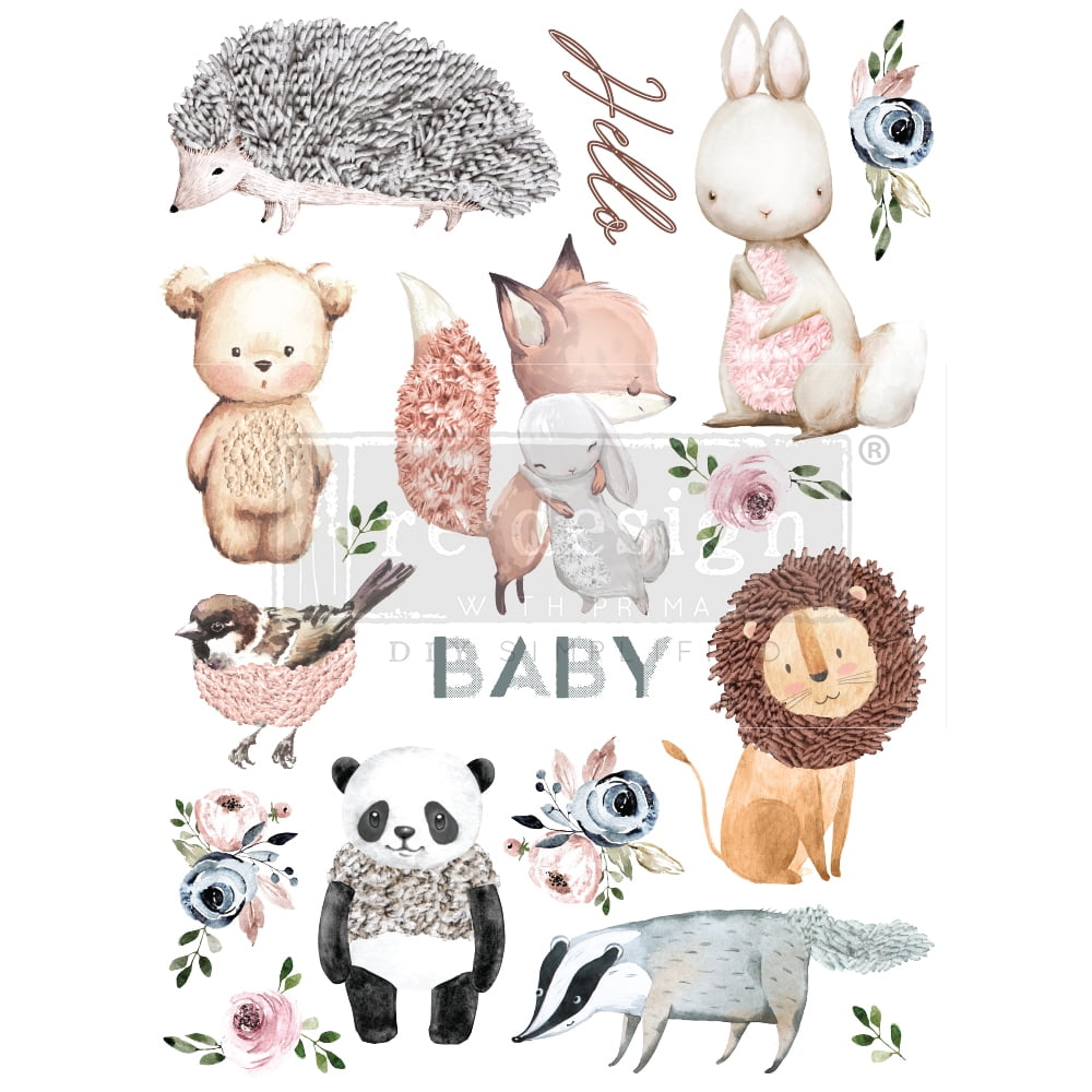 Redesign Decor Transfers Hello Baby!