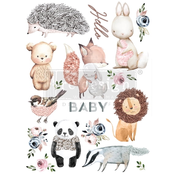 Redesign Decor Transfers Hello Baby!