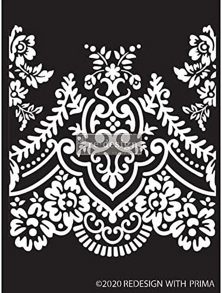 Redesign With Prima Redesign Decor Stencils Lace 9"X13.5",0.8Mm