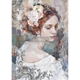 thumbnail image 1 of Redesign with Prima A1 Decoupage Rice Paper (Mulberry Tissue Paper) for Furniture Wall Murul -Peaceful Ponder 23.4â€³X33.1â€³ 655350655785, 1 of 4