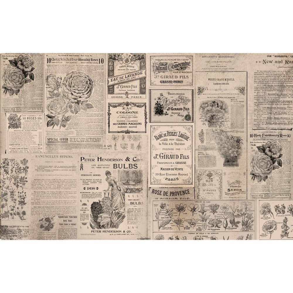 Decoupage Decor Tissue Paper - Origami Love Design For DIY Wall, Furniture & Craft Projects