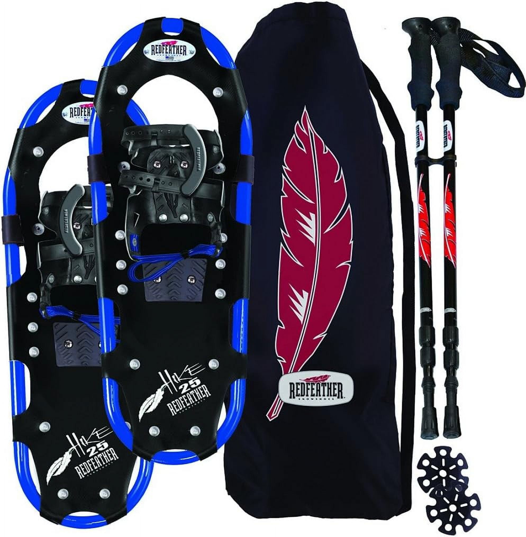 Hike Recreational Series Snowshoe Kit with SV2 Bindings, Ski Poles and