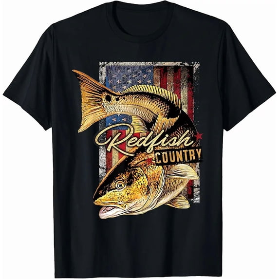 Redfish Country Saltwater Fishing T Shirt T-Shirt