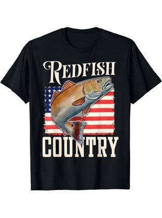 Tailing Redfish Fishing Shirts for Men Red Drum Apparel 3XL / Ice Blue