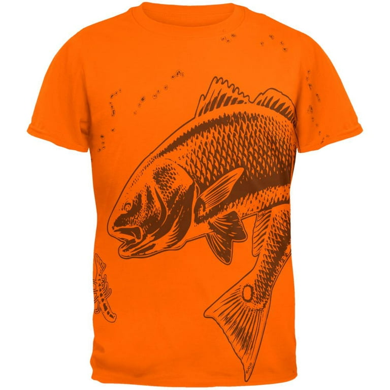 Redfish Red Drum Fish Mens T Shirt