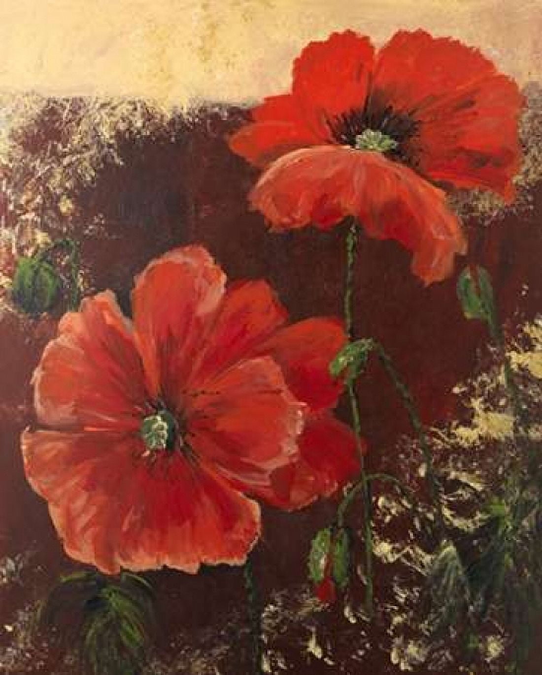 Redfloral II Canvas Art - Katharina Schottler (24 x 30)