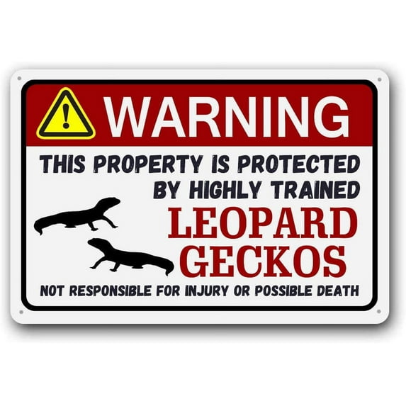 Redfoot Tortoise Sign,Funny Metal Signs Warning Sign Pet Gift, Exotic pet, Small Pet Tin Sign 8 X 12 Inches