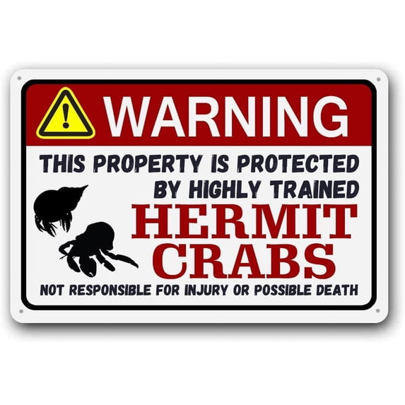 Redfoot Tortoise Sign,Funny Metal Signs Warning Sign Pet Gift, Exotic pet, Small Pet Tin Sign 8 X 12 Inches