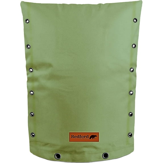 Redford Supply Customizable Backflow Preventer Insulation Outdoor Pipe Cover for Winter Freeze Protection | Well Cover, Irrigation Waterproof Pouch, Sprinkler Valve Cover (18"W x 24"H, Green)