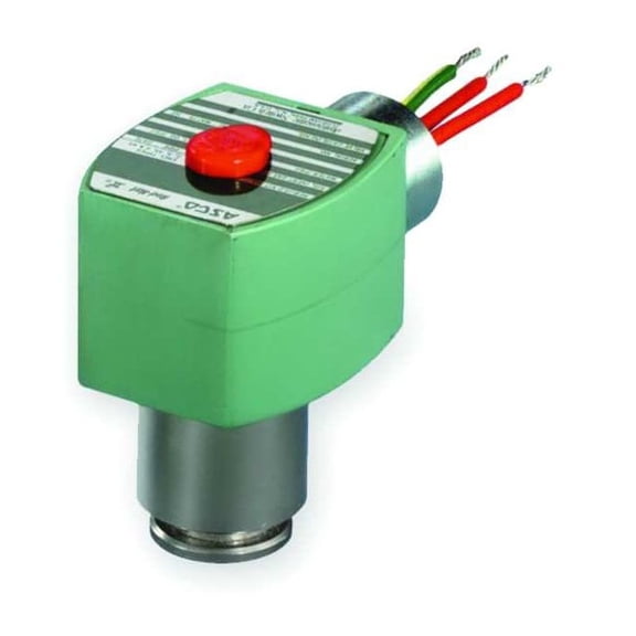 Solenoid Valve, 2-Way, 2-Position, Normally Closed, 1/8 in Pipe Size, 120V AC, Cryogenic, PTFE, UR