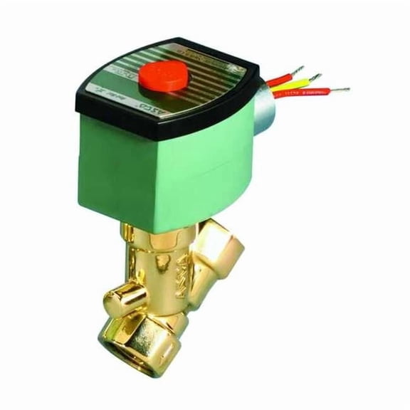 Redhat Solenoid Valve,Brass,NC,Air,Inert Gas 8030G017