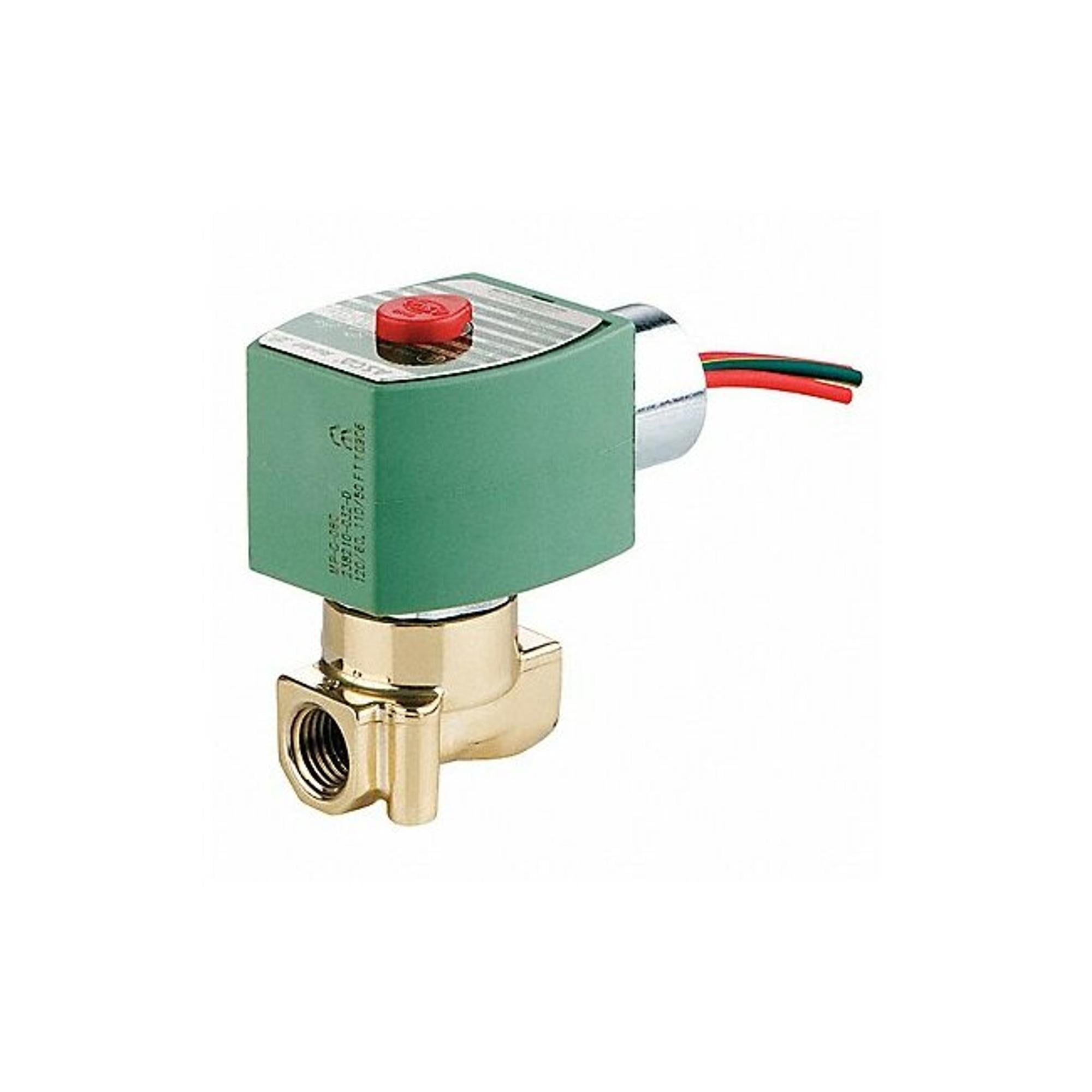 Redhat Brass 2-Way Solenoid Valve, 1/4 inch, NC