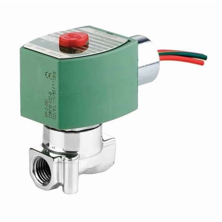Redhat Solenoid Valve,SS,NC,Air, Inert Gas 8262H226