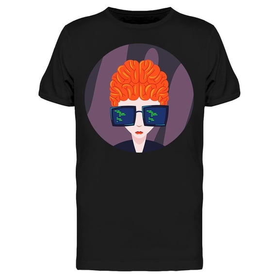 Redhead Programmer Girl T-Shirt Men -Image by Shutterstock, Male 3X-Large