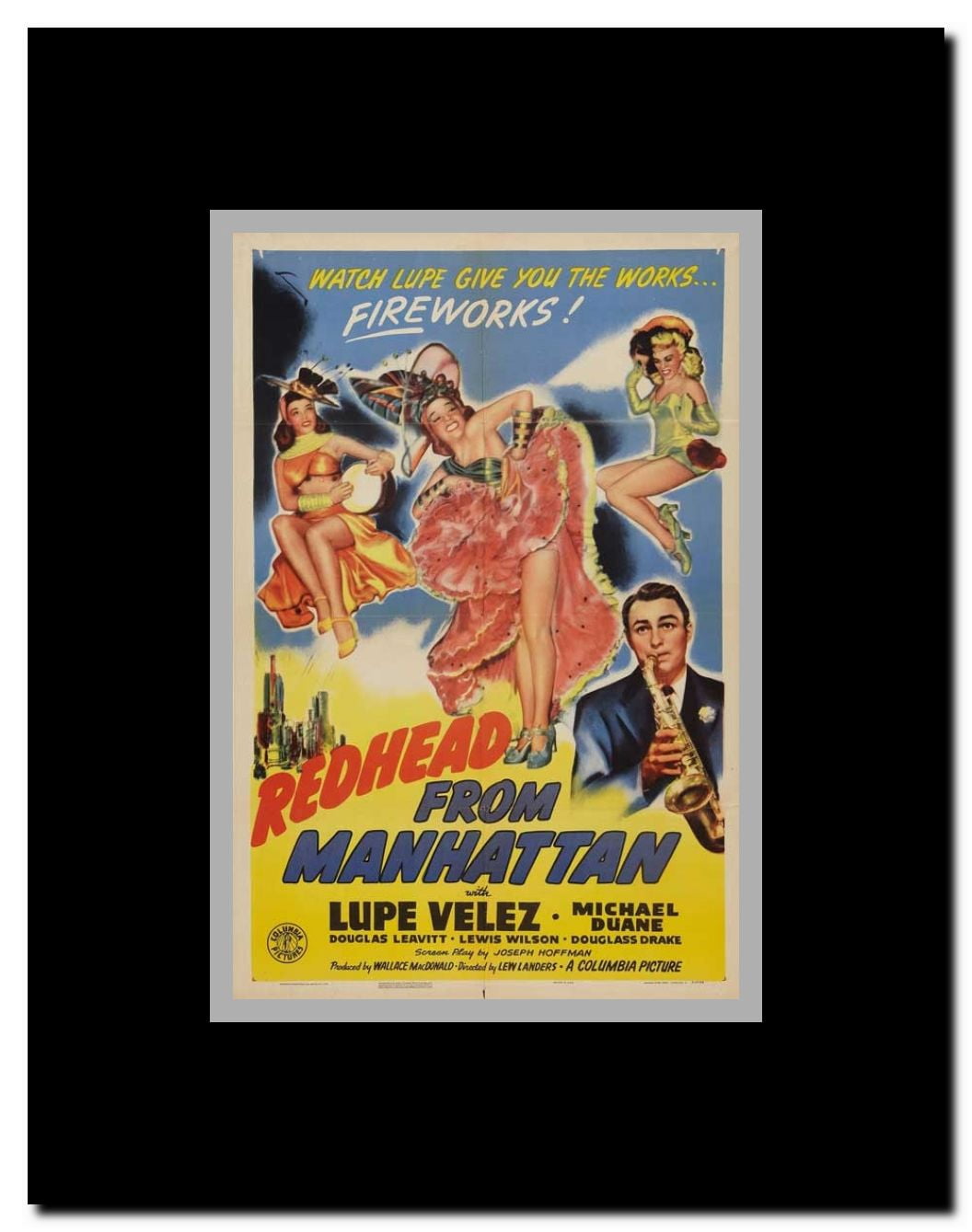 Redhead from Manhattan Framed Movie Poster