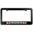 thumbnail image 1 of Redheads Love with Hearts License Plate Frame, 1 of 1