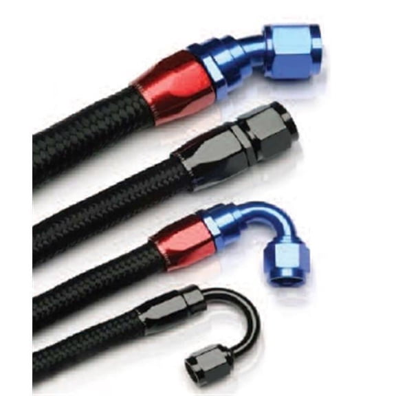 Redhorse 2300610 Nylon Braided Stainless Core Hose - Black