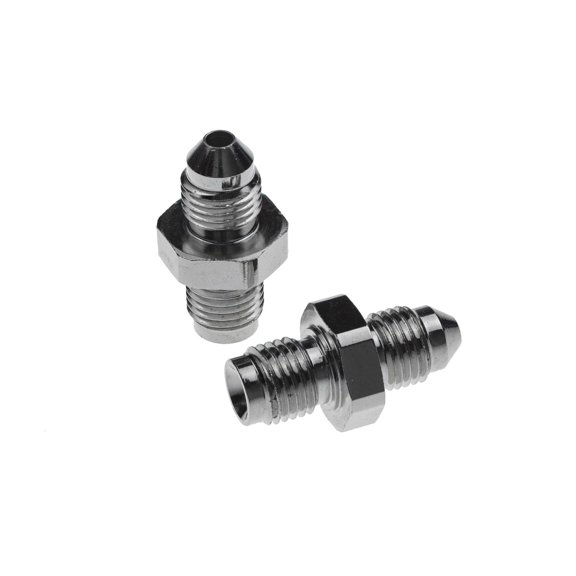 Redhorse 336-04-11 Male Inverted Flare -04 to 10mmx1.0 - Silver - Pair