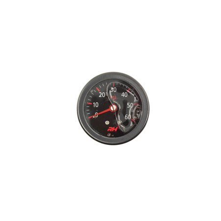 REDHORSE PERFORMANCE Liquid Filled Fuel Press Gauge 60-PSI 1/8 Npt