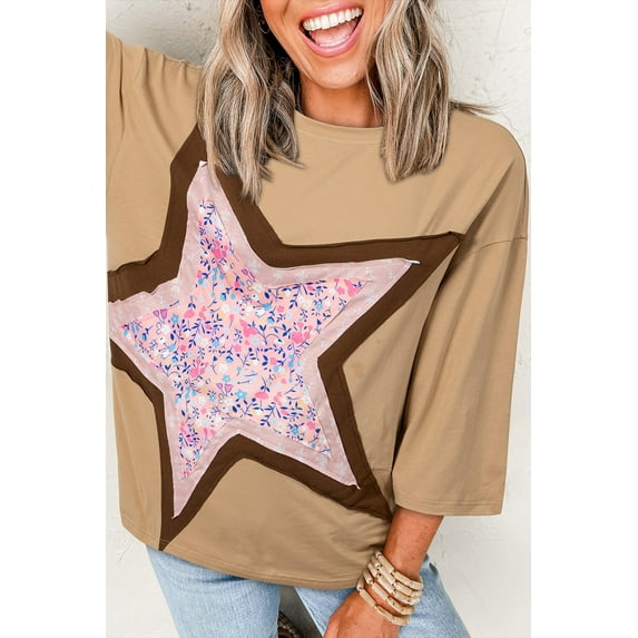 Redhotype Essential Patchwork Tee - Timeless Elegance, Comfort-Fit, Daily Style!