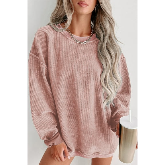 Redhotype Flattering Ribbed Pullover - Versatile & Stylish!