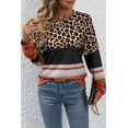 thumbnail image 1 of Redhotype Stylish Leopard Long-Sleeve Top - Sizes S-2XL, 1 of 8