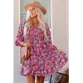 thumbnail image 1 of Redhotype V-Neck Boho Chic Floral Dress – Spring/Summer Soirees, 1 of 8