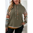 thumbnail image 1 of Redhotype Vibrant Aztec Hoodie - Plus Size Eco-Friendly Chic!, 1 of 5