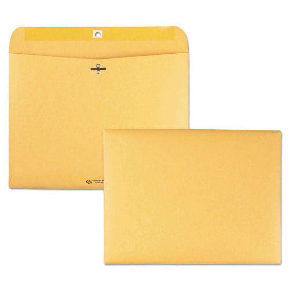 "Redi-File Clasp Envelope, #90, Cheese Blade Flap, Clasp/gummed Closure, 9 X 12, Brown Kraft, 100/box | Bundle of 10 Boxes"