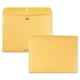 thumbnail image 1 of Redi-File Clasp Envelope, #90, Cheese Blade Flap, Clasp/gummed Closure, 9 X 12, Brown Kraft, 100/box, 1 of 2