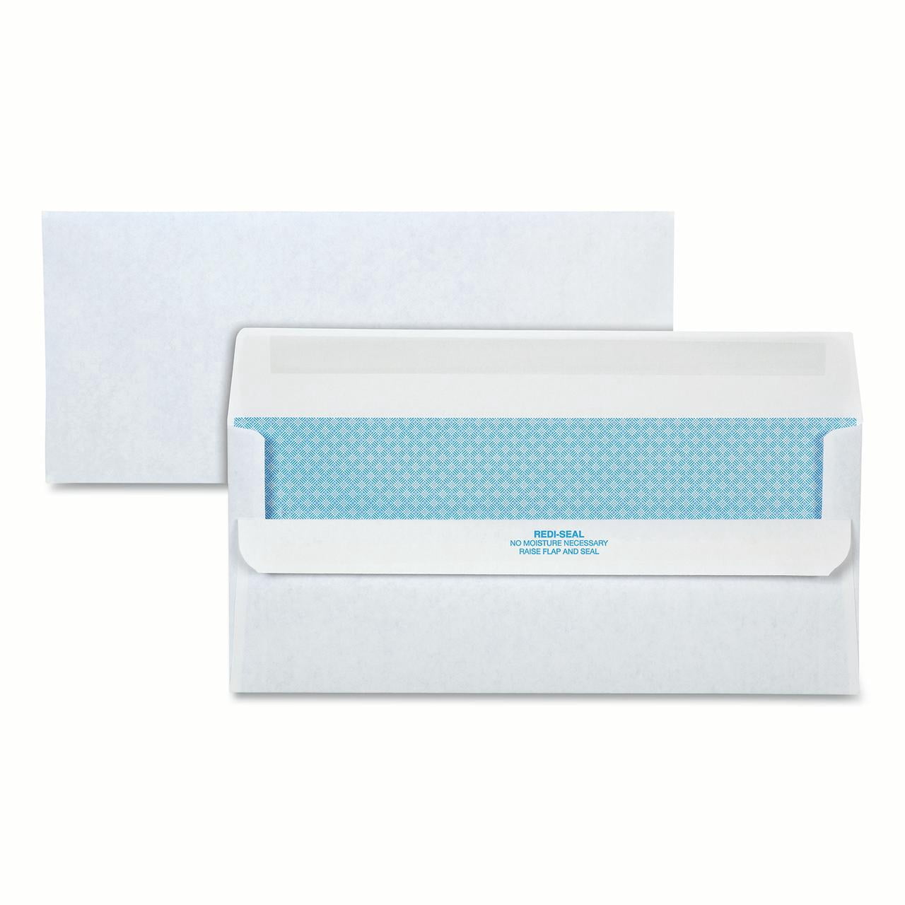 Redi-Seal Security-Tint Envelope, #10, Commercial Flap, Redi-Seal ...