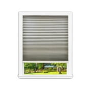 Redi Shade No Tools Easy Lift Trim-at-Home Cordless Light Filtering Fabric Cellular Shade Gray, 30" W x 64" L, (Fits windows 19"- 30")