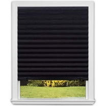 Redi Shade No Tools Original Blackout Pleated Paper Shade Black, 36" W x 72" L, 6 Pack