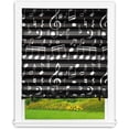 thumbnail image 1 of Redi Shade No Tools Original Blackout Pleated Paper Shade Music, 36" W x 72" L, 4 Pack, 1 of 12