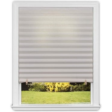 Redi Shade No Tools Original Light Filtering Pleated Paper Shade Natural, 36 in x 72 in.