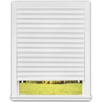 Redi Shade No Tools Original Light Filtering Pleated Paper Shade White, 36 in x 72 in