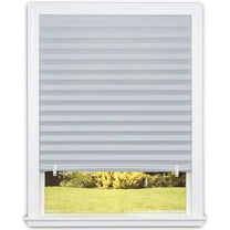 Redi Shade No Tools Original Room Darkening Pleated Paper Shade Gray, 36 in x 72 in